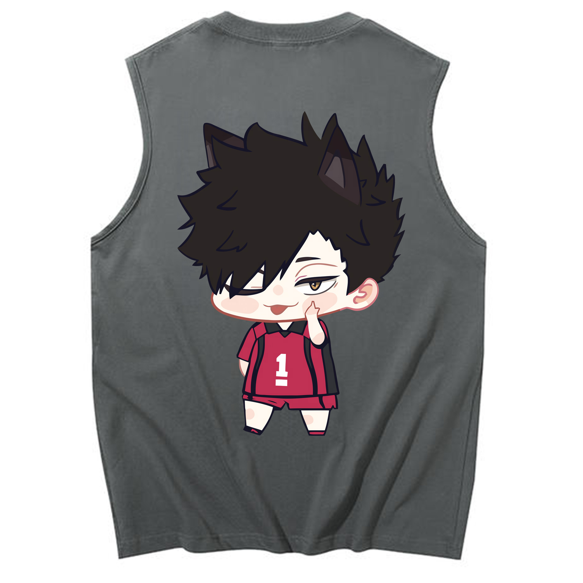（画像用） ハイキュー!! Haikyu!! コットン100％タンクトップ（背面プリント）